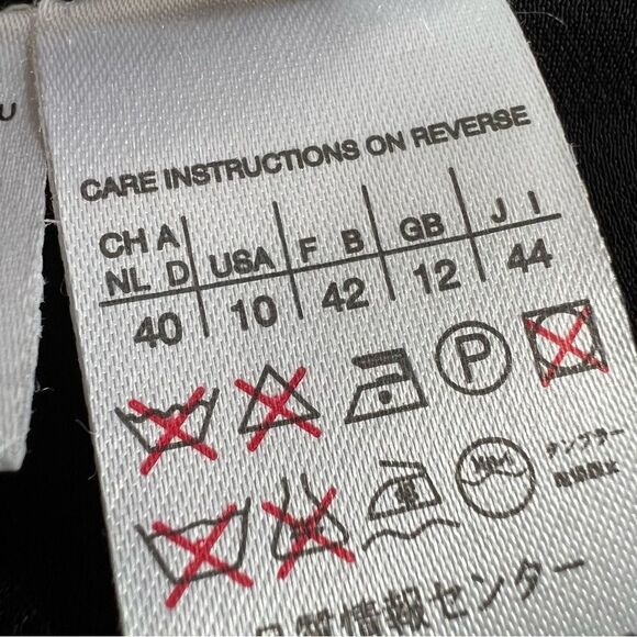 MaxMara NWT Cosmo 100% Silk Midi Wrap Skirt Asymmetrical Made in Italy Size 10 - Picture 6 of 11